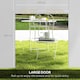 image 4 of Outsunny 3x3(m) or 3x6m Pop Up Gazebo Side Panels Replacement, 2 Pack, White
