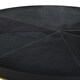 image 5 of Kensington Townhouse Hair On Hide Round Side Table Black