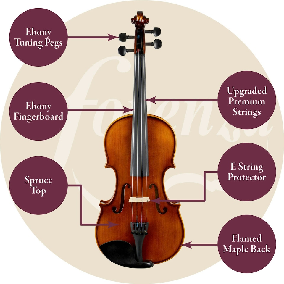 image 1 of Forenza Secondo Series Violin - Full Size