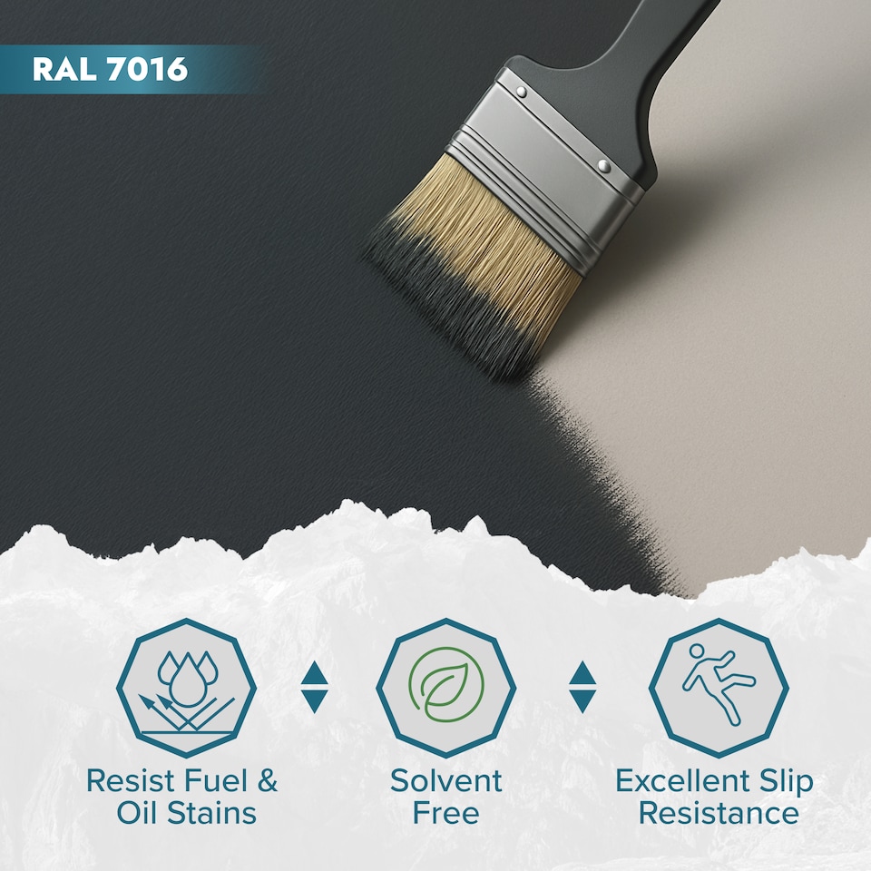 image 1 of Polar Concrete Stain Durable Slip Resistant Solvent Free | Grey | Anthracite | 5 litre