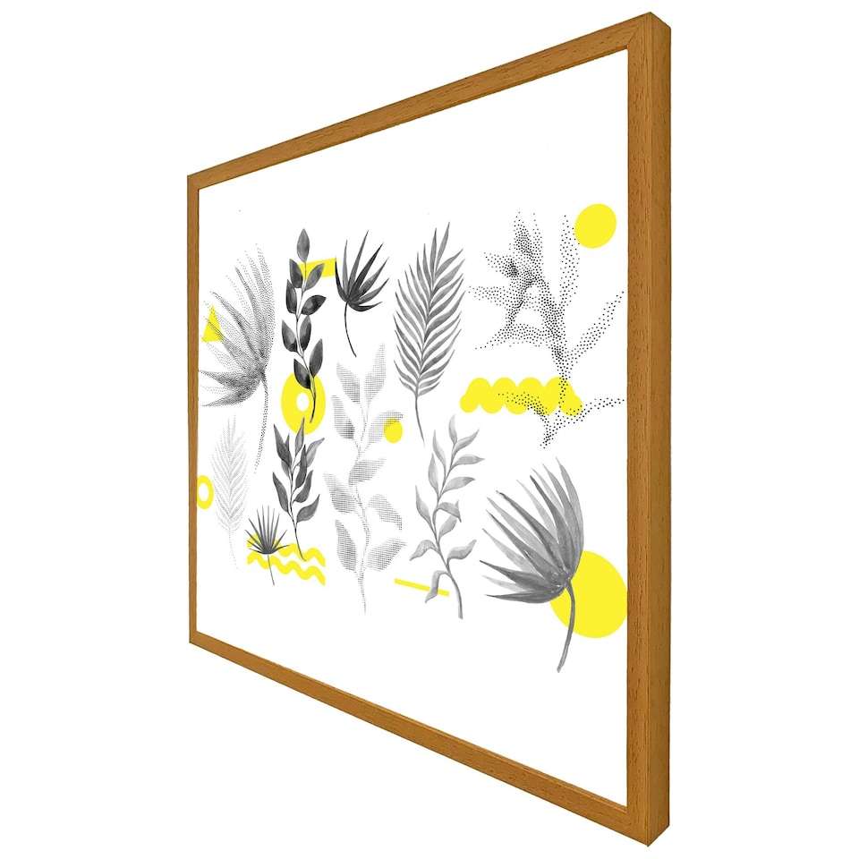 image 1 of Selection of leaves (Picture Frame) Brown | Oak | M