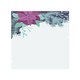 image 1 of Purple & Blue Flowers Splash Back | White