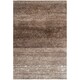 image 1 of KUKOON Beige Striped Mottled Shaggy Living Room Area Rug 120cm x 170cm
