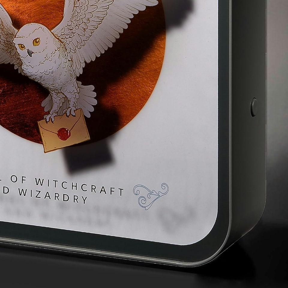 image 1 of Harry Potter Hedwig Perspex Desk Lamp White