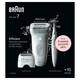 image 2 of Braun Silk-épil 7,  Epilator For Easy Hair Removal, Lasting Smooth Skin, 7-241, White/Silver