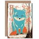 image 1 of Cute Woodland Animal Kids Fox Child Baby Birthday Card