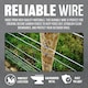 image 3 of Metal Galvanised Garden Wire Strong Plant Support 10m Multi Purpose
