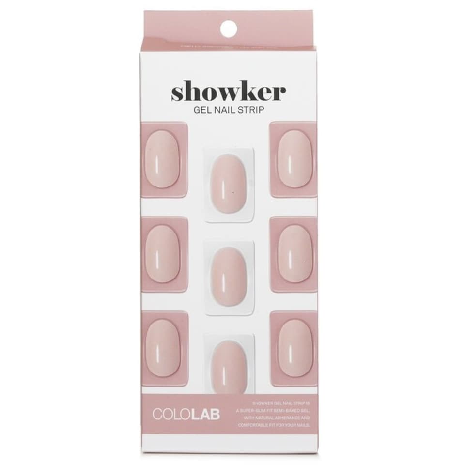 image 1 of Showker Gel Nail Strip # Csf112 Oh Baby Pink - 1pcs