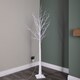 image 5 of 1.8m (6ft) Outdoor Christmas Light Up White Birch Tree with 80 Multicoloured LEDs