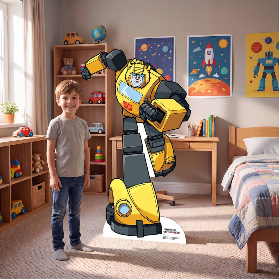 image 1 of Bumblebee Transformers Animation Lifesize Cardboard Cutout 134cm