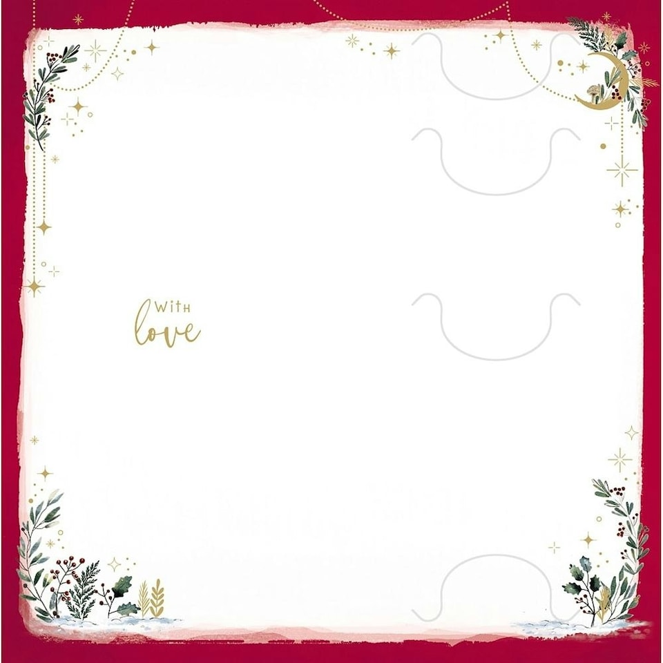 image 1 of Bear Holding Star Magical Christmas Money Wallet Card