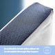 image 4 of Silentnight Wellbeing Collection Cool Touch Topper, 8cm Thick, Double | White | 1
