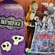 image 5 of Beetlejuice 1988 Purple Single Backdrop Cardboard Cutout 185cm