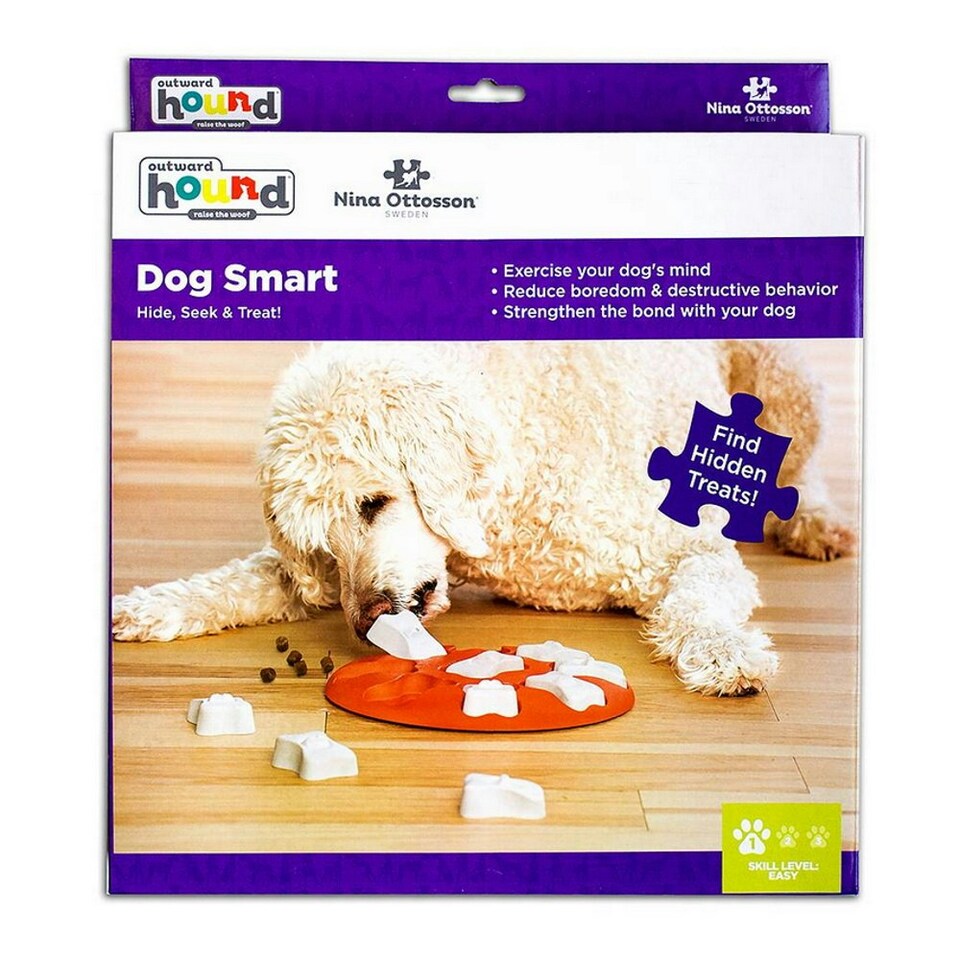 image 1 of Nina Ottosson Dog Smart Hide, Seek & Treat Game