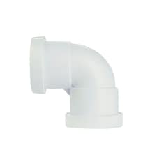 Make Push-fit 90 Bend - White - One Size