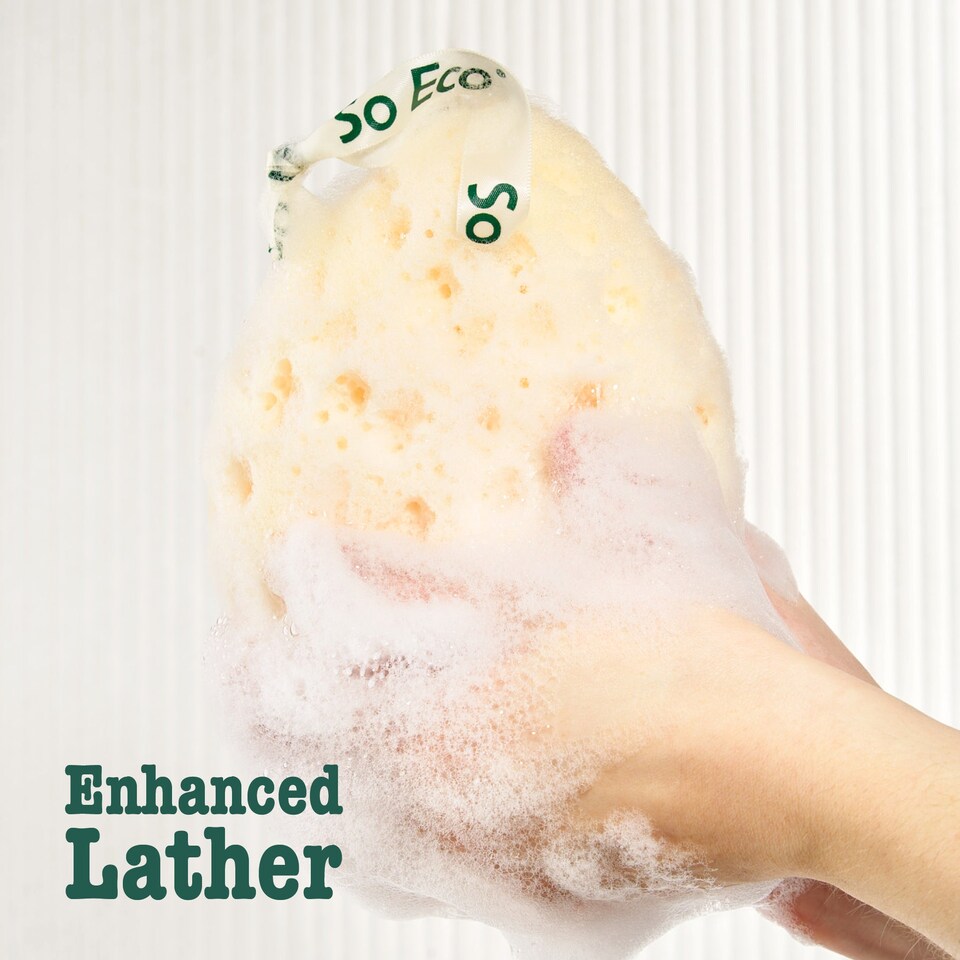 image 1 of So Eco Bath & Shower Sponge | White