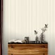image 2 of Rasch Ravella Stripe Heavyweight Vinyl Wallpaper - Neutral - 10m x 53cm Cream