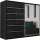 image 4 of Stylish 180cm Bedroom Wardrobe with Sleek Design & Space-Saving Sliding Doors Grey | Grey180cm