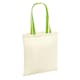 image 1 of Westford Mill Bag 4 Life Contrast Handle Tote - Natural/Lime - One Size Cream