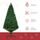 image 4 of HOMCOM 5FT Pre-Lit Fibre Optic Christmas Tree Artificial Holiday Décor Metal