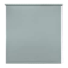 100cm Duck Egg Blue Trimmable Thermal Blackout Roller Blinds | Grey | Grey