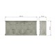 image 2 of Bowood Large Straight Sideboard 4 Door Solid Wood Limewash Green