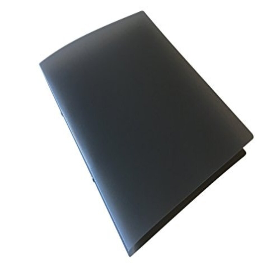 image 1 of A4 Slim Black Translucent Ringbinder