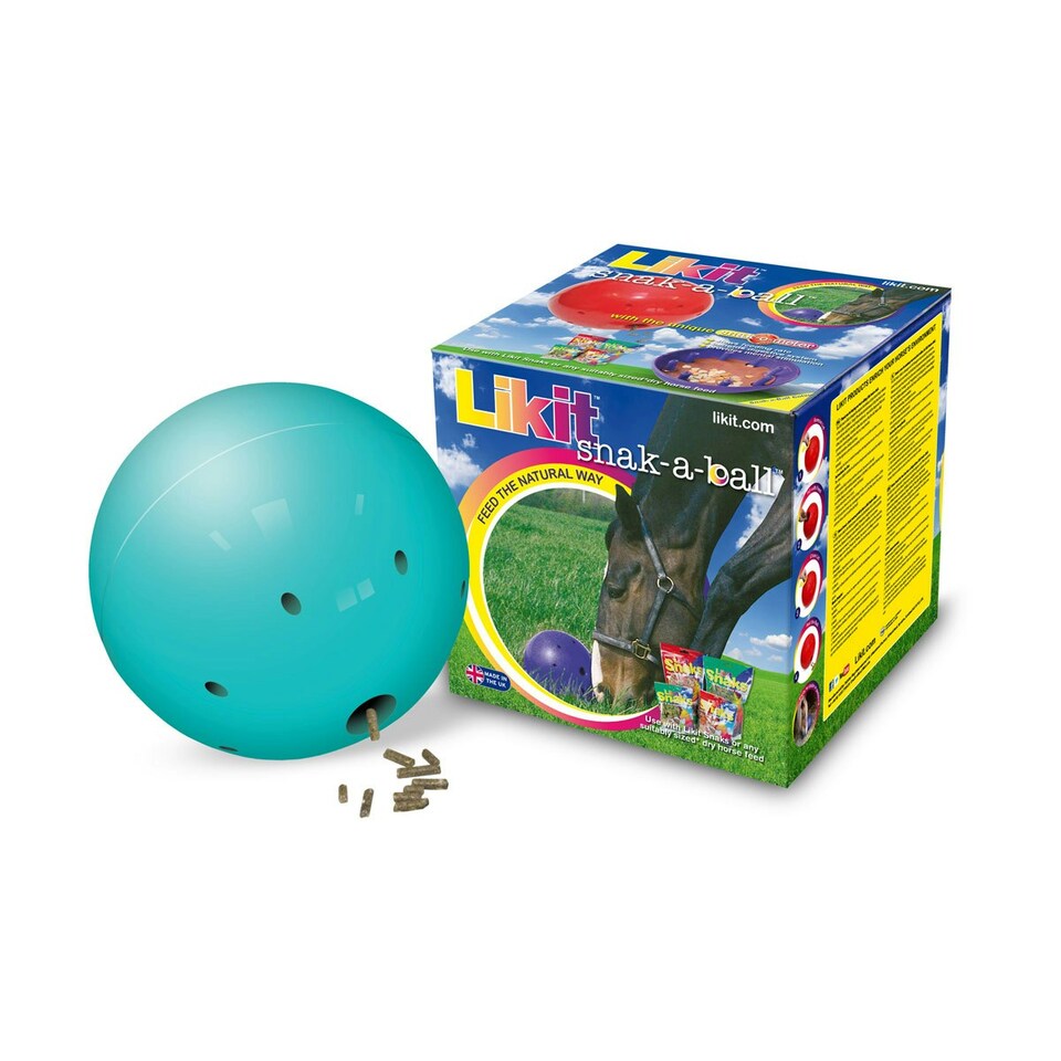 image 1 of Likit Snak-a-Ball - Aqua Blue - One Size