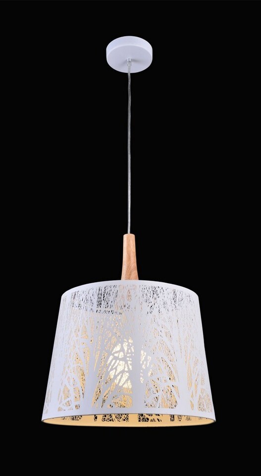 image 1 of Lantern Dome Ceiling Pendant Lamp White, 1 Light, E27