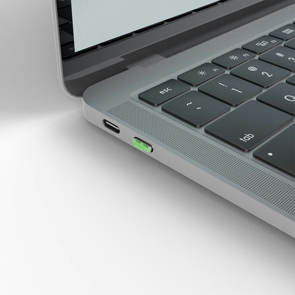 image 1 of USB-C Port Blocker Extra Lock Pack, Green (10x Locks)