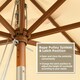 image 9 of COSTWAY 3M Outdoor Patio Umbrella Garden Parasol w/ 8 Ribs N/A