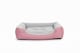 image 1 of Plush Waterproof Sofa Dog Cat Bed Basket Soft Fleece Pet Bed 6 Sizes | Pink | S