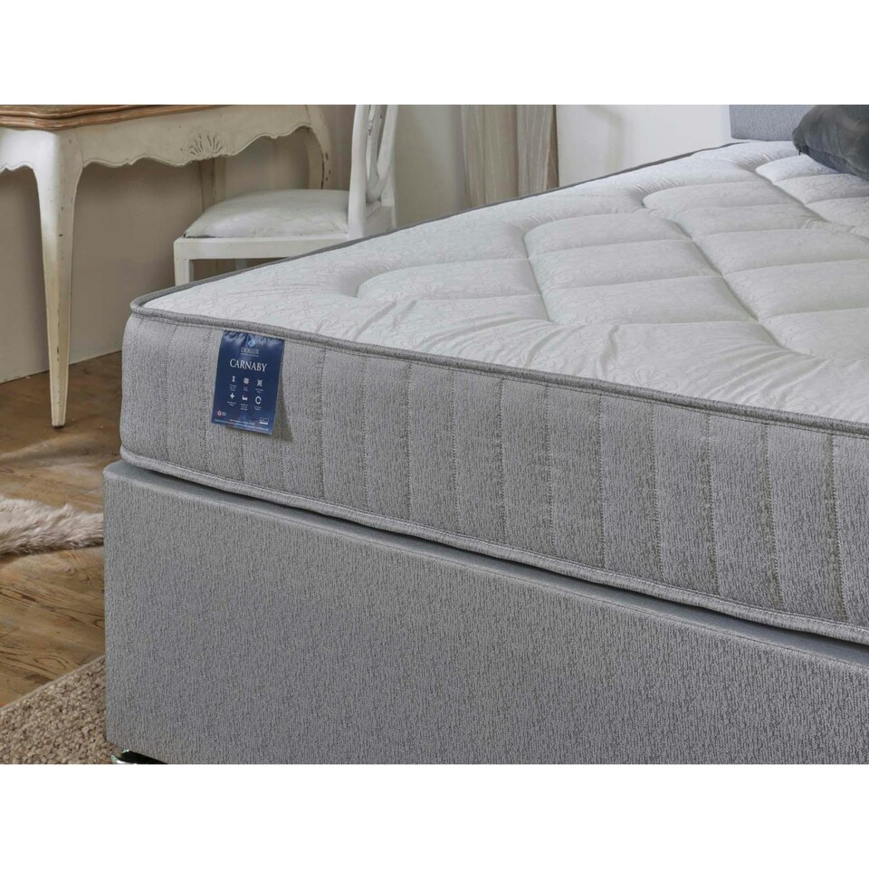 image 1 of Carnaby 13.5g Orthopaedic Spring Mattress 21cm Small Single White | Small Single