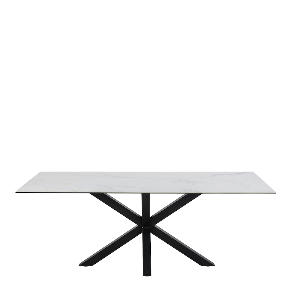 image 1 of Heaven Dining Table with Ceramic White Top