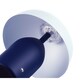image 3 of Modern Rechargeable Mushroom Table Lamp in Midnight and Nova Blue - Touch Dimmer | Blue