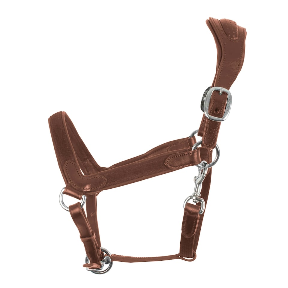 Weatherbeeta Comfitec Leather Headcollar - Brown - Pony