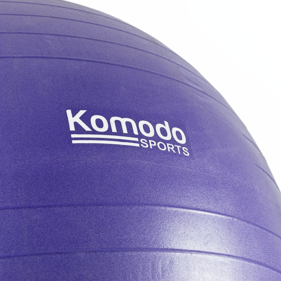image 1 of Komodo 85cm Yoga Exercise Ball - Purple