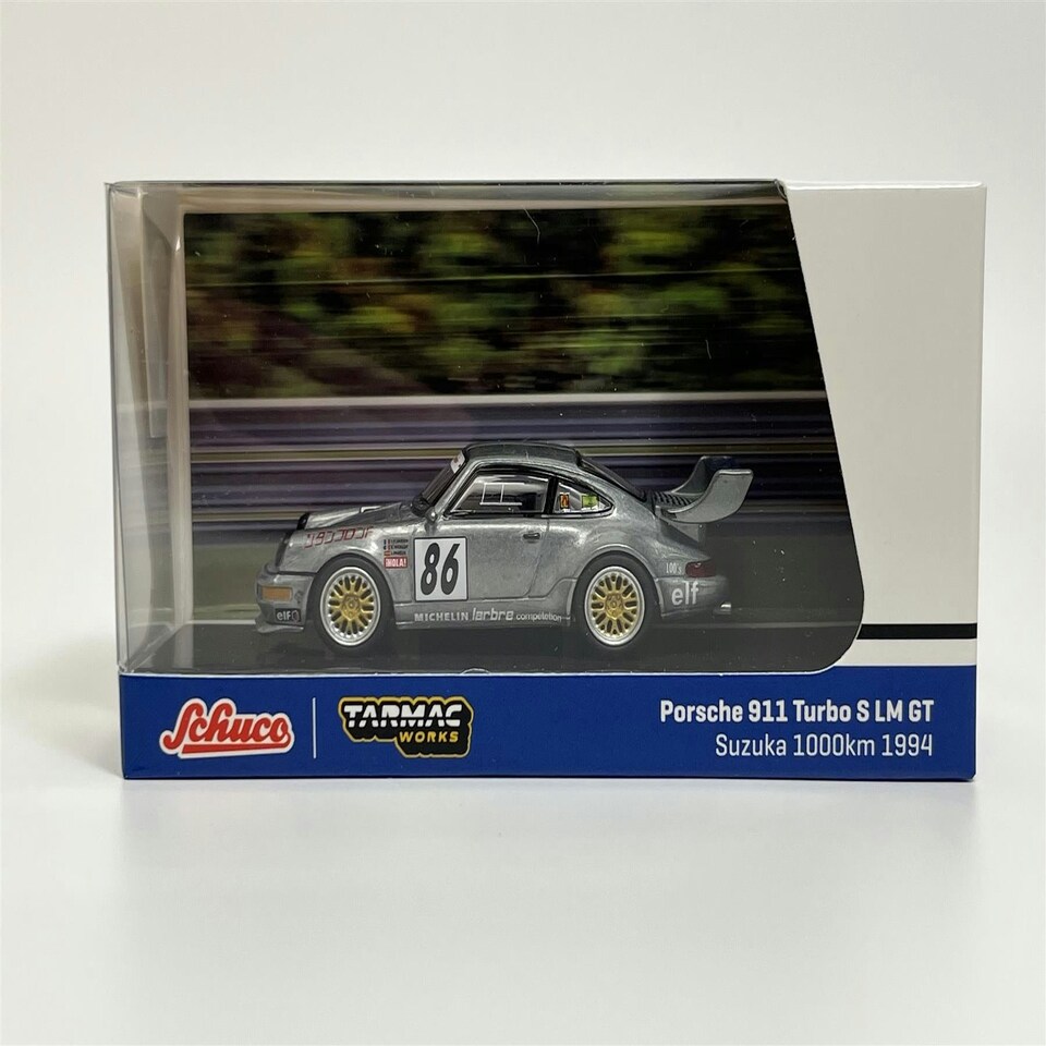 image 1 of Porsche 911 Turbo S LM GT Suzuka 1000 km 1994 Chase Model 1:64 Tarmac Works T64S00994SU