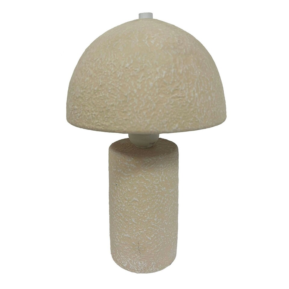 image 1 of Hestia Natural Mushroom Lamp White | Natural