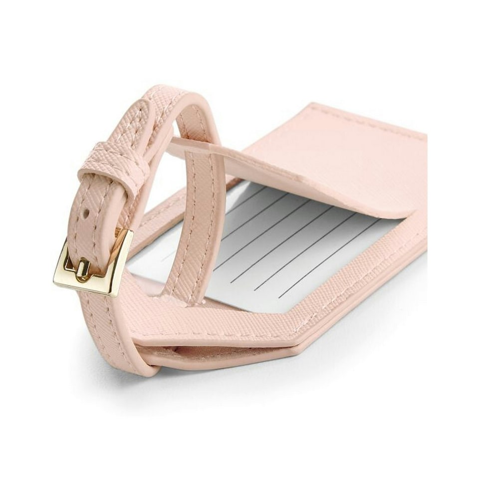 image 1 of Bagbase Boutique Passport Holder and Luggage Tag Set - Soft Pink - One Size Blue
