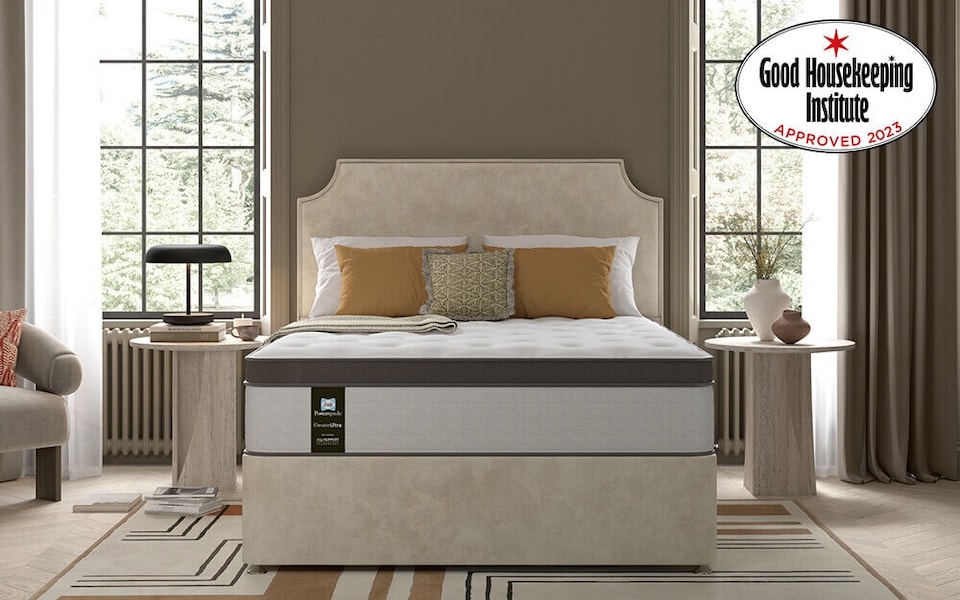 image 1 of Sealy Posturepedic Elevate Ultra Performance Gel Mattress Double | White | Double | 1