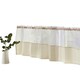 image 2 of Gingham Kitchen Cafe Panels - Beige - 140xm x 46cm