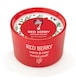 image 2 of Pack of 3 Red Berry Scented Coloured Jar Candles 85G