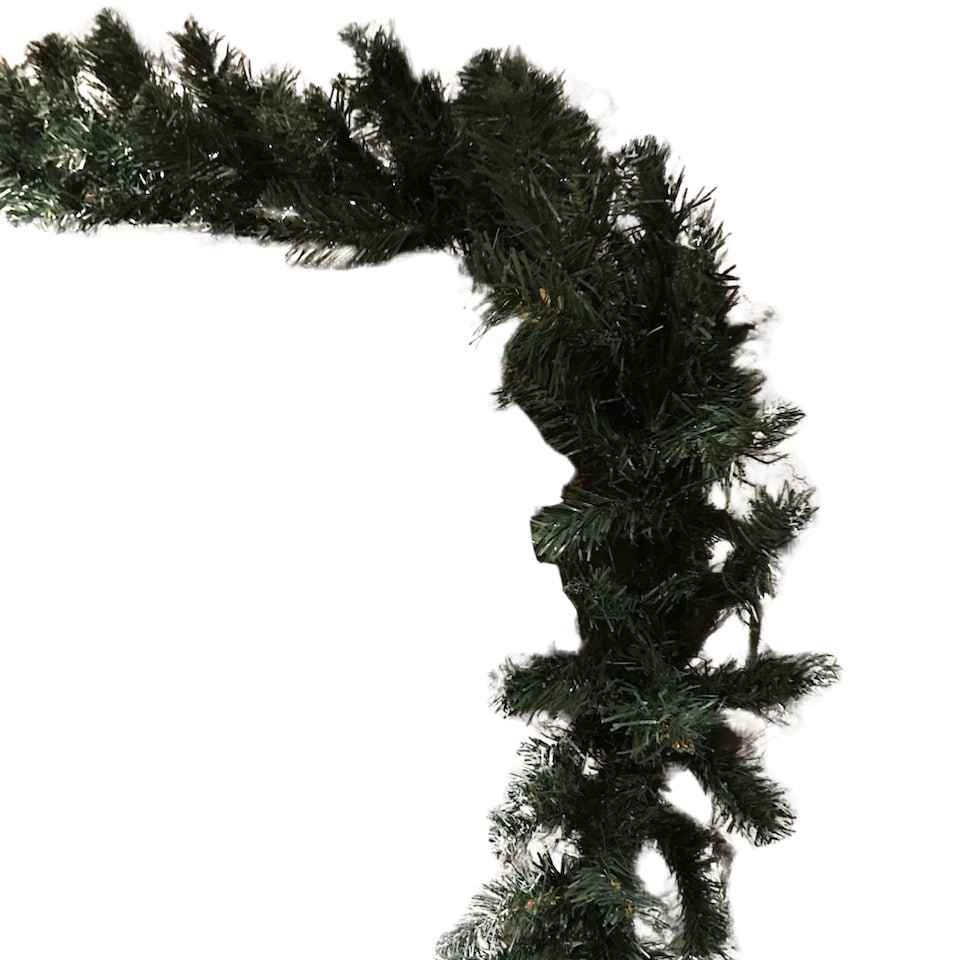 image 1 of 3 Pack: 2.7m (9ft) x 20cm Canadian Pine Christmas Garland Plain Green