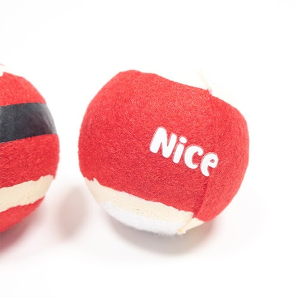 image 1 of Christmas Pet Tennis Balls - Pack of 3