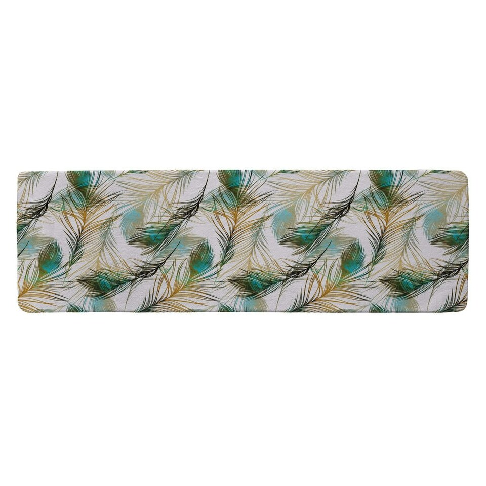 image 1 of Peacock Feathers (Runner Rug) Multi