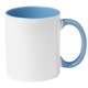 image 1 of MidOcean Sublimcoly Two Tone Sublimation 300ml Mug - White/Royal Blue - One Size