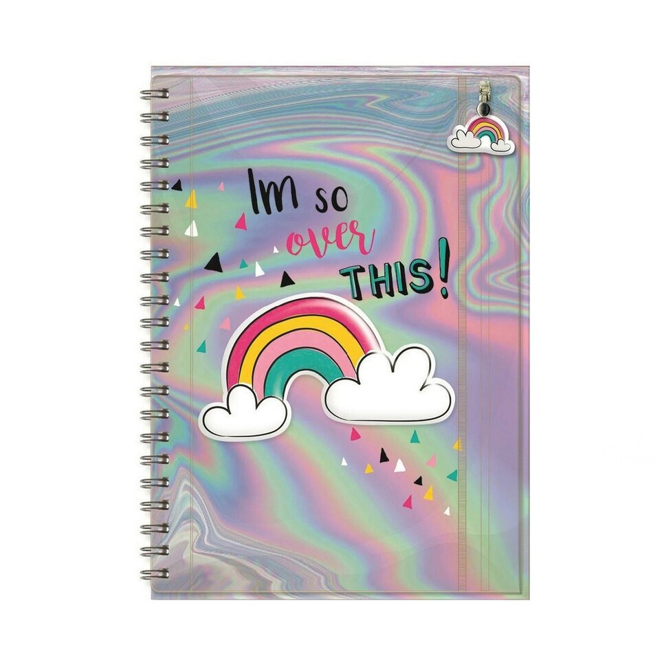 IG Design Im So Over This Rainbow A5 Notebook - Multicoloured - One Size