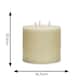 image 7 of ValueLights Candle LED candle Dimmable Cream Illuminated Decoration and Integrated LED 3W Warm White 2700K Bulb