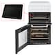 image 7 of SPARES2GO Small Baking Roasting Tray Grill Pan for Oven Cooker (355mm x 280mm)